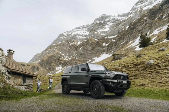 Geschlossene Karosserie Typ Mhero 917 Elektroauto SUV Hybrid Erweiterte Reichweite Auto Großes SUV Gebrauchtes EV