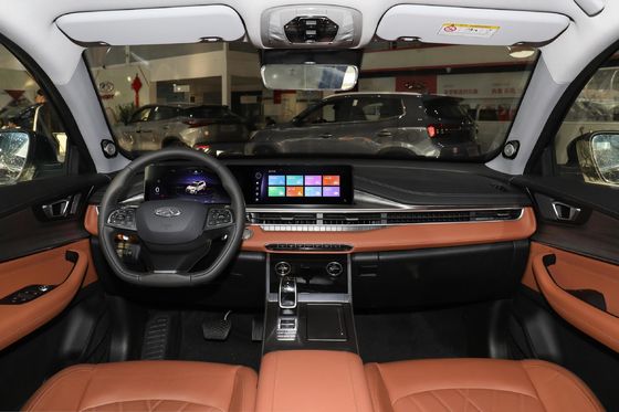 Linkslenken 2023 Chery Tiggo 8 Kunpeng 290tgdi Automatische Deluxe Edition 4500x1860x1746