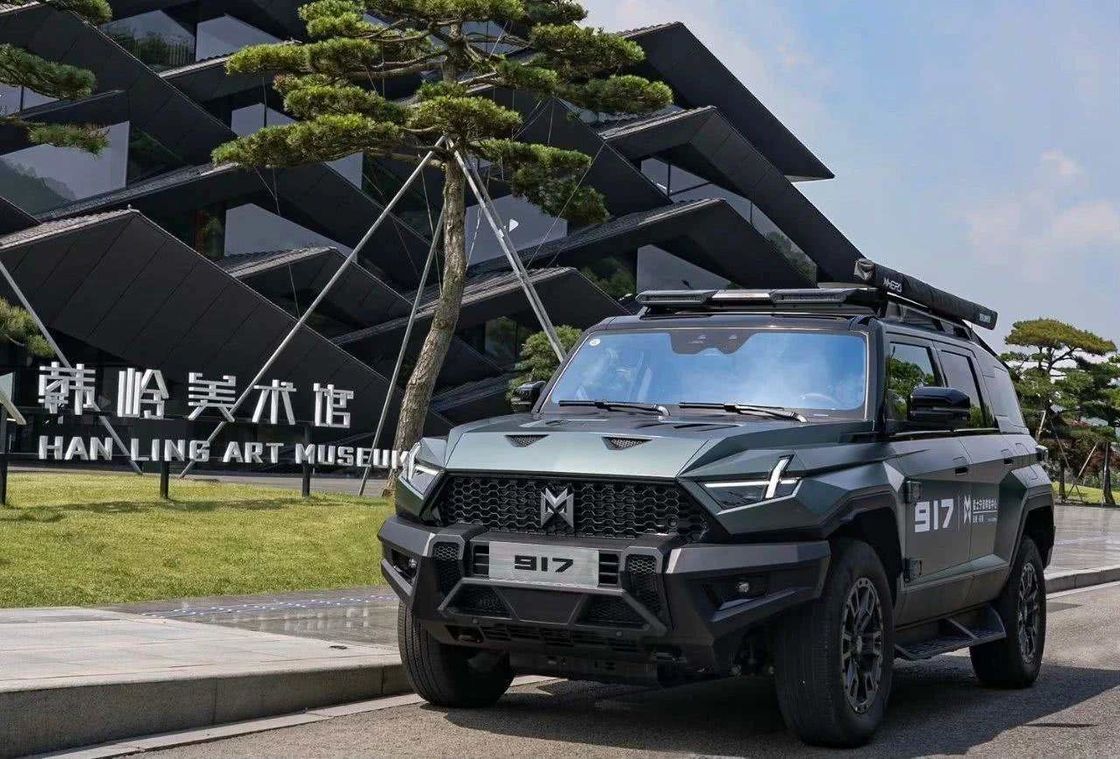 Geschlossene Karosserie Typ Mhero 917 Elektroauto SUV Hybrid Erweiterte Reichweite Auto Großes SUV Gebrauchtes EV