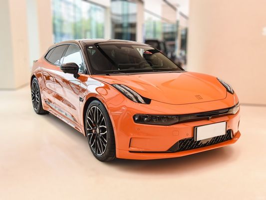 Doppel-Wischbone Unabhängige Aufhängung EV Auto 2024 Zeekr001 You100kwh AWD Schwarz Orange